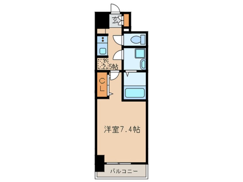 間取図 Ｓ－ＲＥＳＩＤＥＮＣＥ浄心