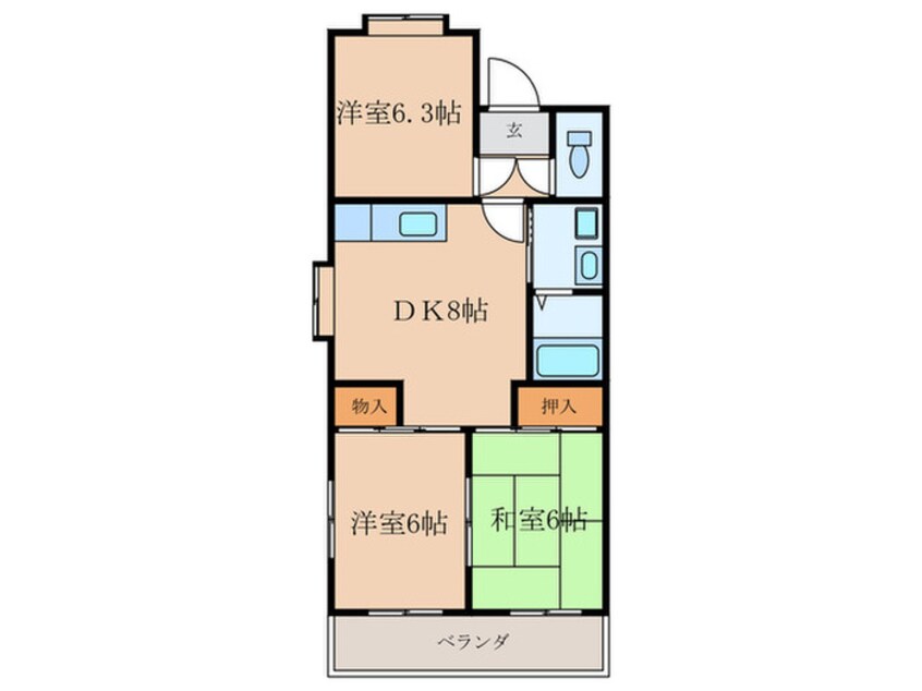 間取図 第２アンド－ビル