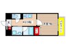 メイプル高横須賀 1Kの間取り