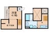Ａｖａｎｃｅ 1Kの間取り