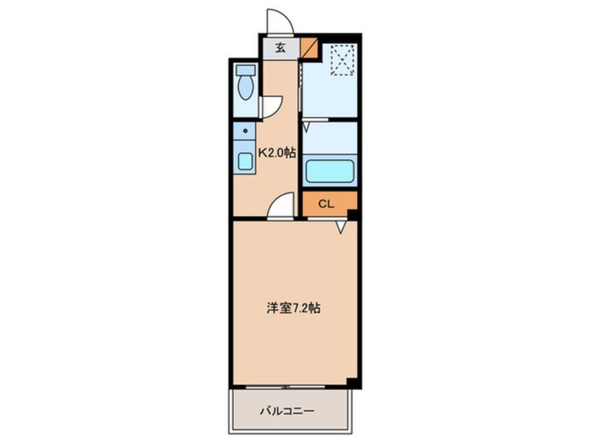 間取図 サニーコート松軒