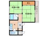 ステラメゾン豊年町 2Kの間取り