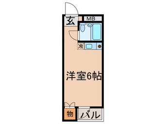 間取図 ラメゾンパシフィック芳野