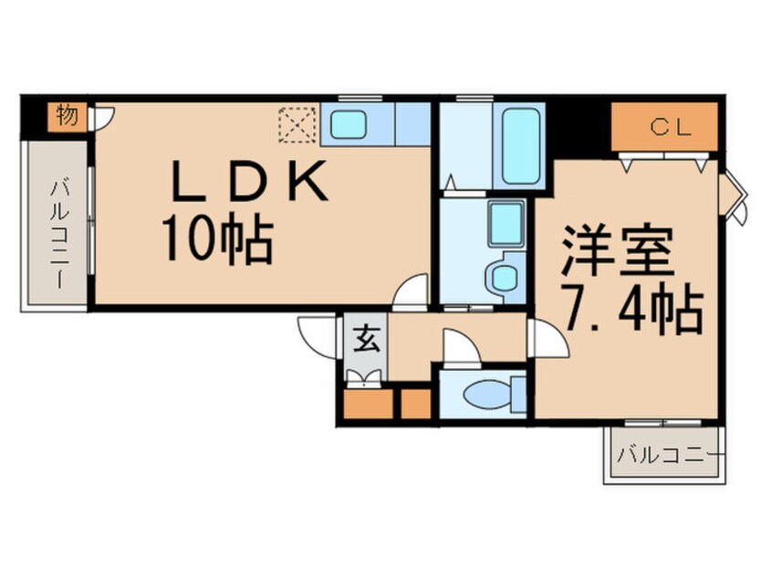 間取図 アビタシオン葵