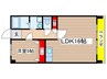 ドミ－ル藤治 1LDKの間取り