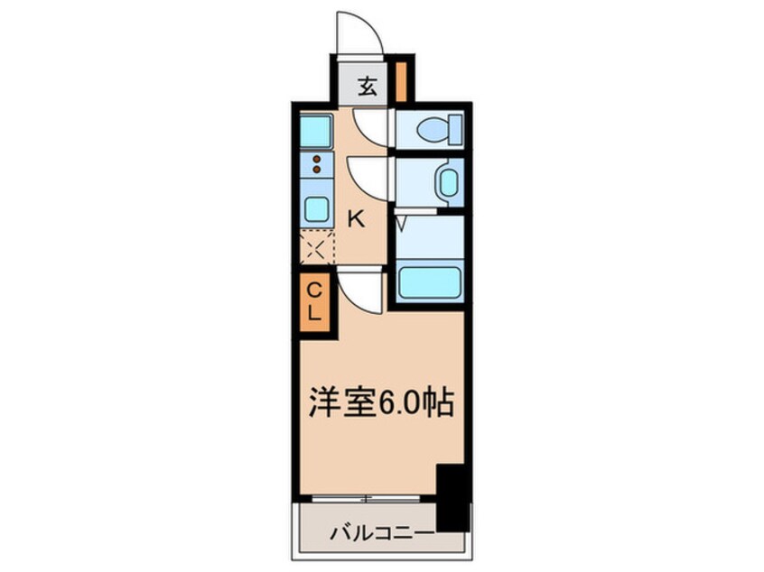 間取図 アステリ鶴舞エーナ