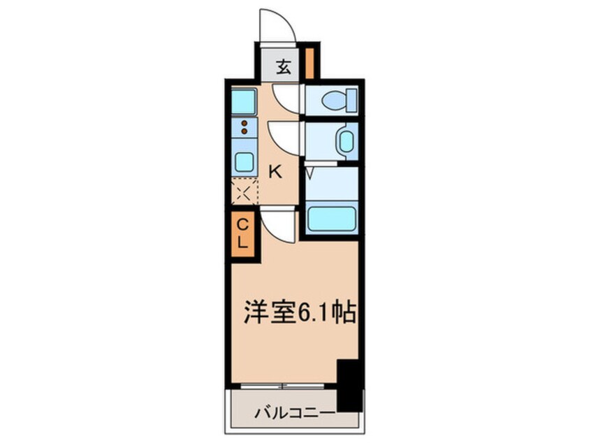 間取図 アステリ鶴舞エーナ