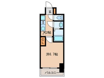 間取図 アステリ鶴舞エーナ