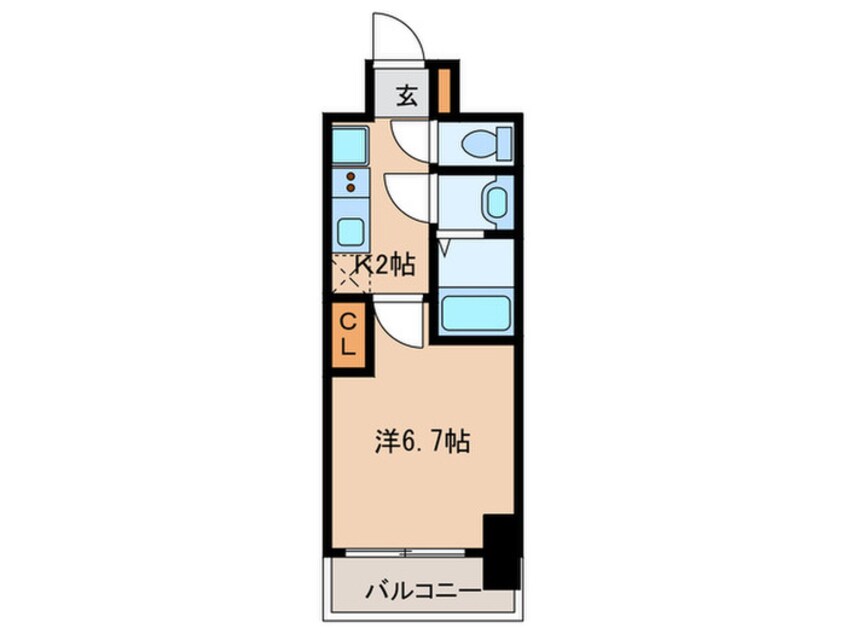 間取図 アステリ鶴舞エーナ