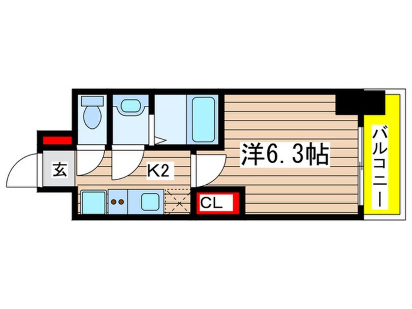 間取図 アステリ鶴舞エーナ