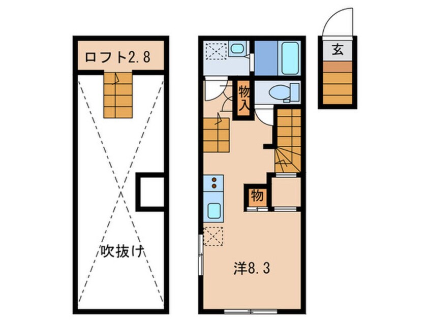 間取図 RadIAnce神宮前