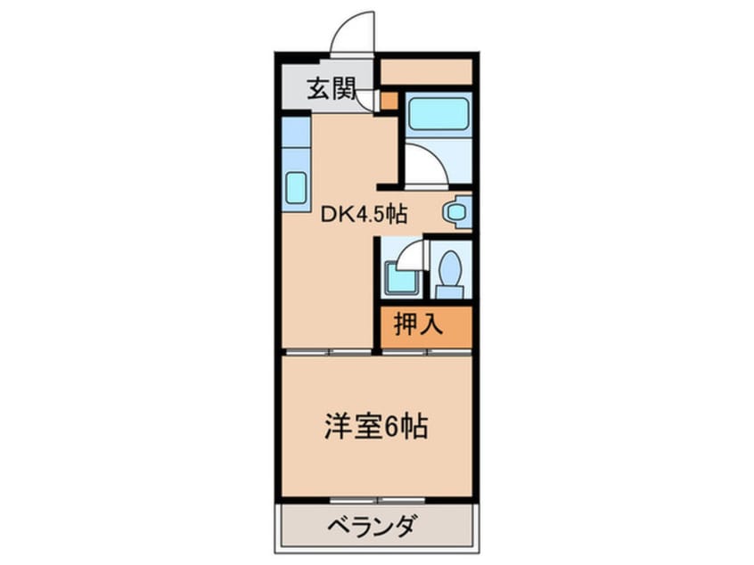 間取図 第一下林ビル