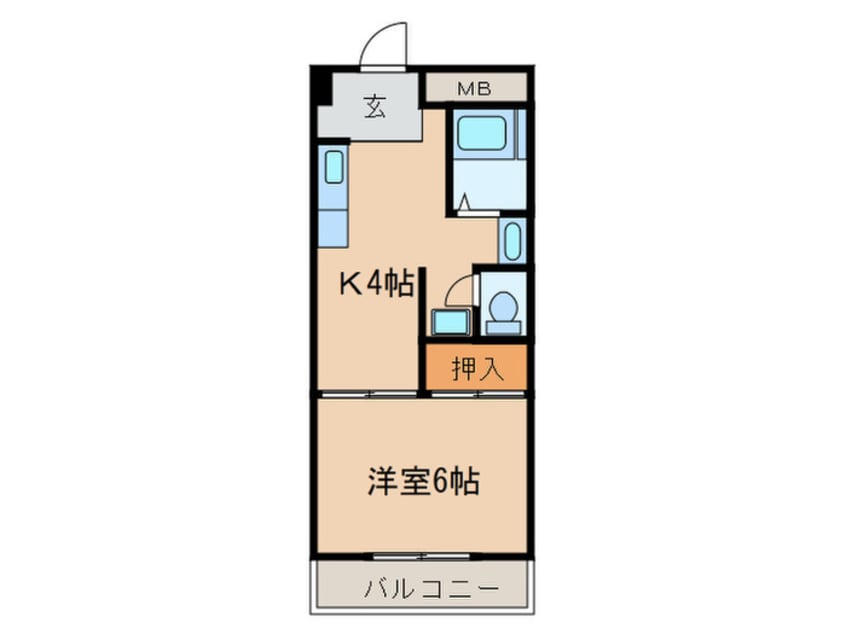 間取図 第一下林ビル