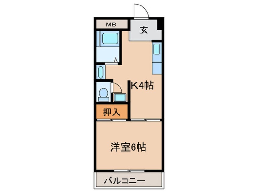 間取図 第一下林ビル