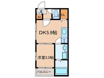 間取図 サンブリッジ露橋