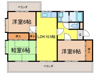 間取図 パレスブライトヒルズ