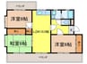 パレスブライトヒルズ 3LDKの間取り