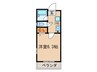 グレイス高蔵寺 1Kの間取り