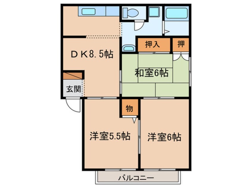 間取図 サンハイツ上条