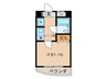 ブリッヂガ－デンＮＡＧＯＮＯ 1Kの間取り