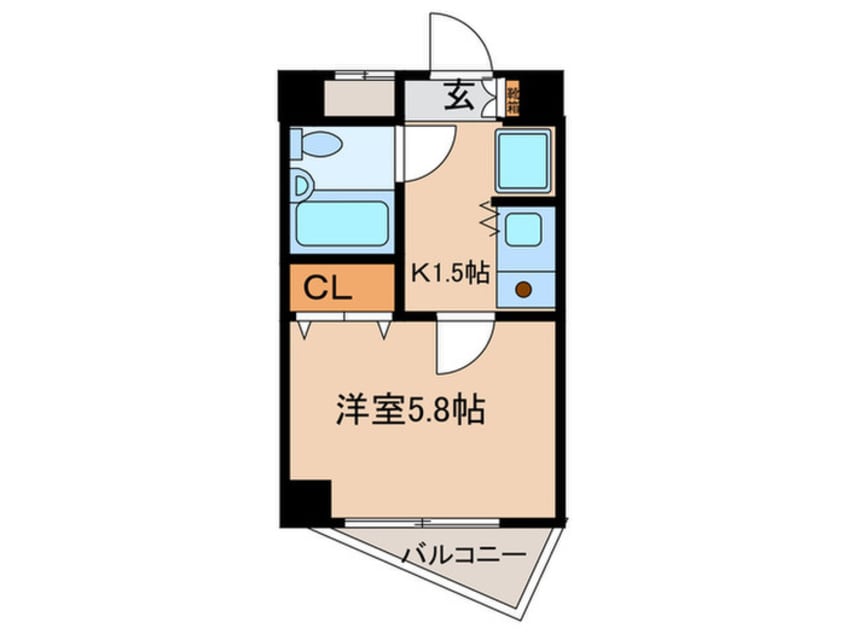 間取図 ブリッヂガ－デンＮＡＧＯＮＯ