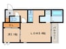 GRANDTIC妙音通 1LDKの間取り