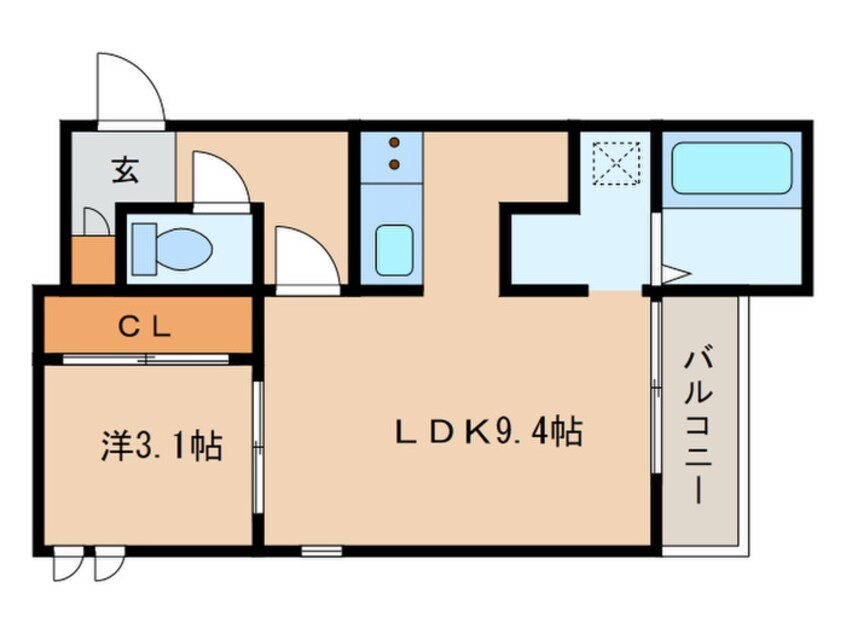 間取図 GRANDTIC妙音通