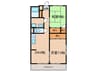 マンション巴 2DKの間取り