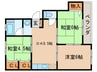 第12平松マンション 3DKの間取り