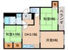 第12平松マンション 3DKの間取り