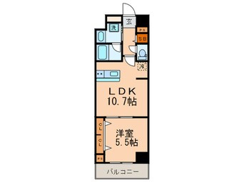 間取図 グランルクレ新栄イースト