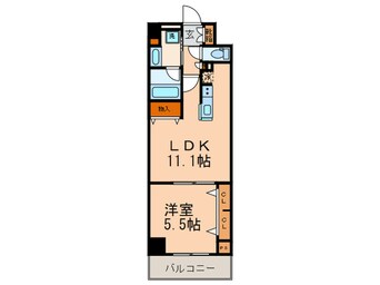 間取図 グランルクレ新栄イースト