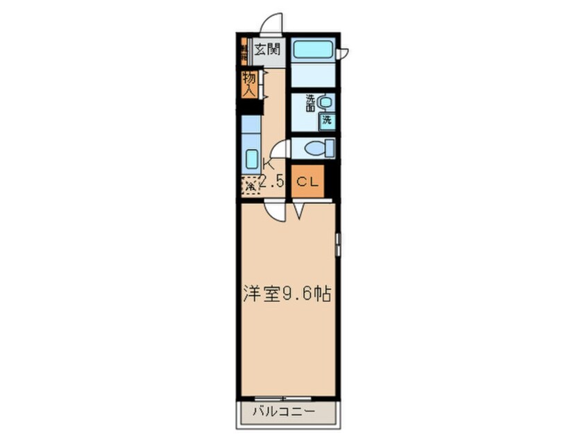 間取図 ボンヌシャンスｆ