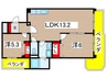 メゾン野並 2LDKの間取り