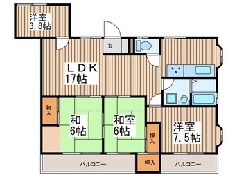 間取図 T-テラス赤坪町