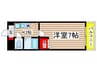 ウエルスヒル 1Kの間取り