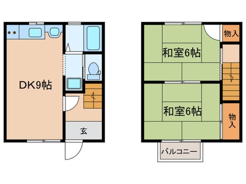 間取図 サンヴィレッジ堂子Ⅱ