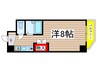 ドエル植田西 1Rの間取り