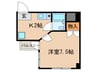 パラシオンＭＩ 1Kの間取り