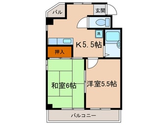 間取図 パークハイツ５１０