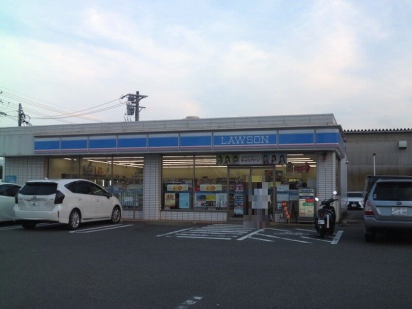 ローソン中川福船店(コンビニ)まで605m パークハイツ５１０