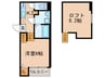 スクーデリア 1Kの間取り