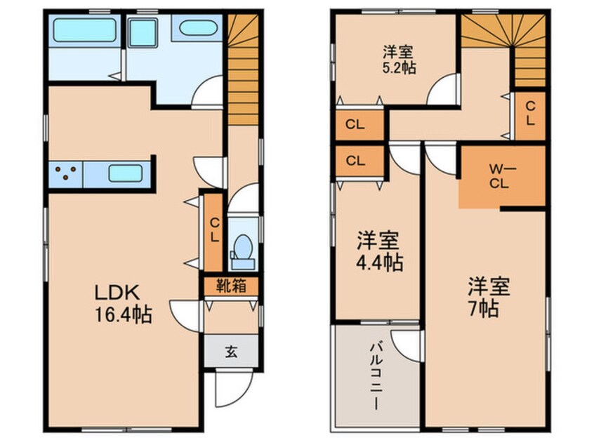 間取図 ドマーニ一色新町1号棟