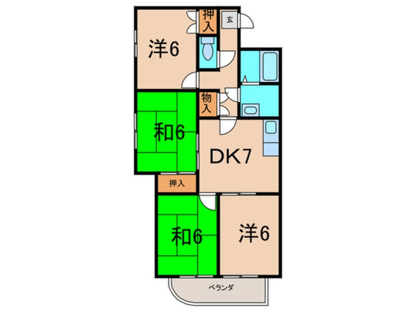 間取図 レジオン香流