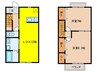 Garden Village A 2LDKの間取り