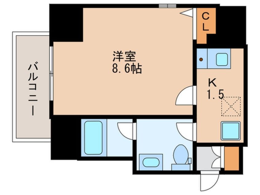 間取図 パークアクシス新栄