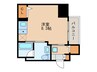 パークアクシス新栄 1Rの間取り