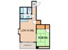 STARIA 1LDKの間取り