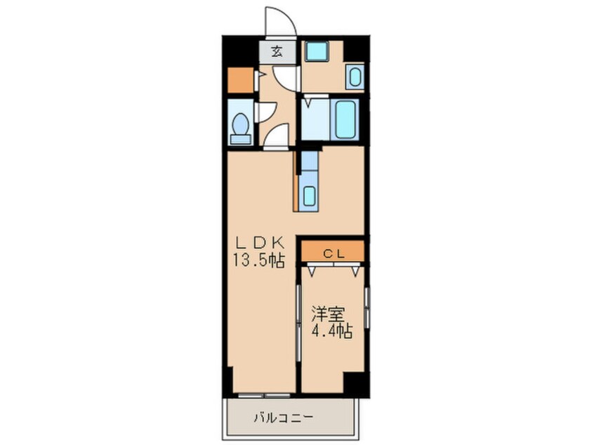 間取図 Primal千種stelo
