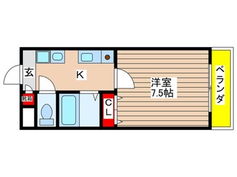 間取図 プラザハイツもとき